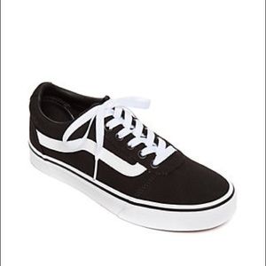 WOMENS VANS WARD LOW SKATE SHOES CANVAS SIZE 8.5